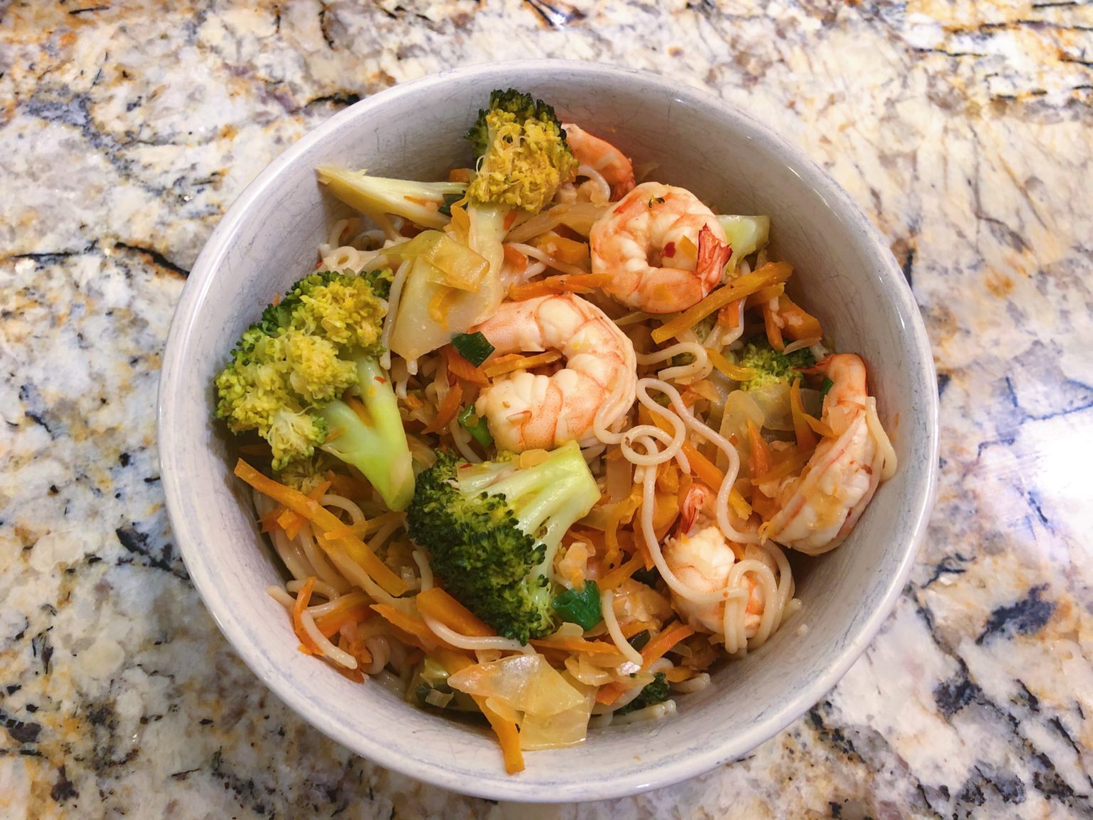 Insanely Good Low-Sodium Shrimp & Ramen Noodle Stir Fry – The Heart ...