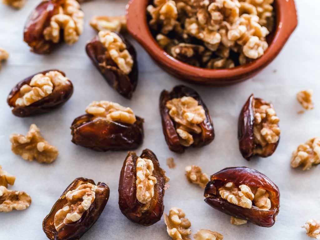 dates and walnuts healthy snack