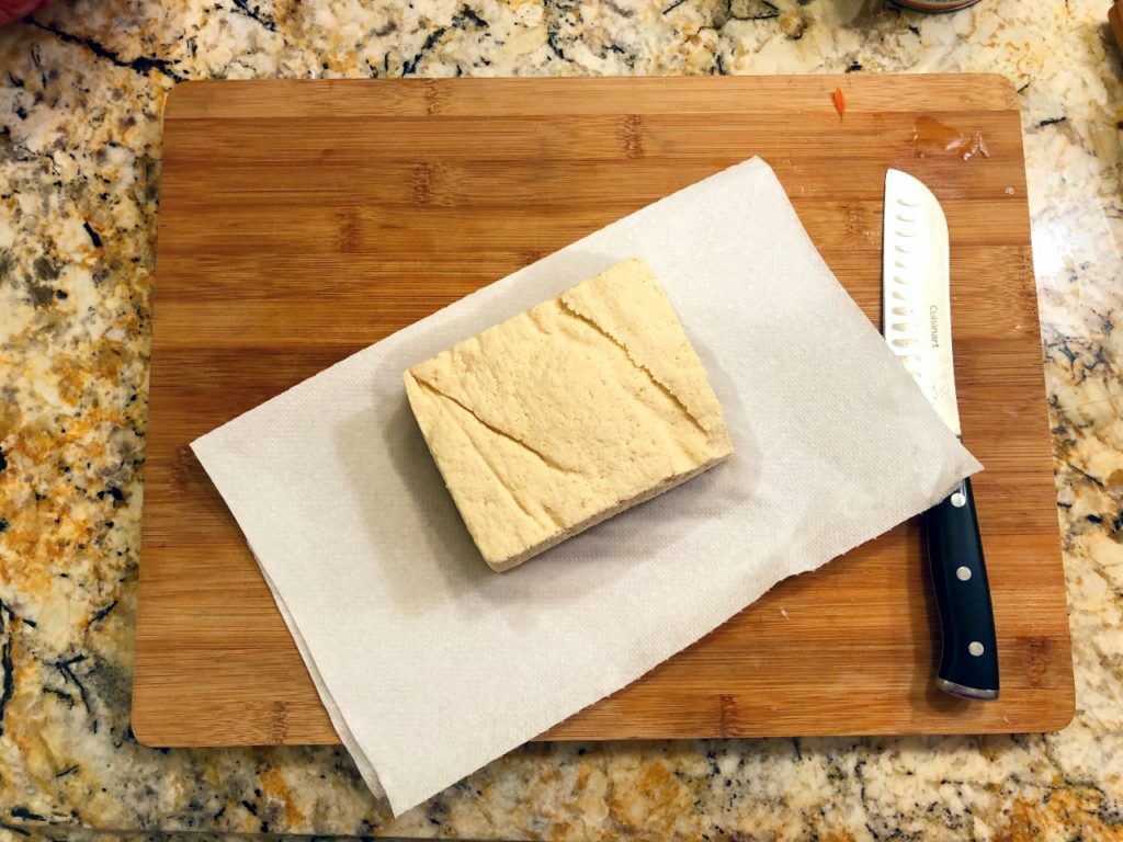 block of tofu